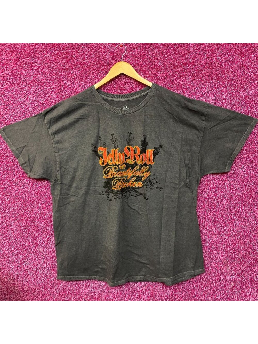 Jelly Roll Beautifully Broken Graphic Album T-shirt 2XL